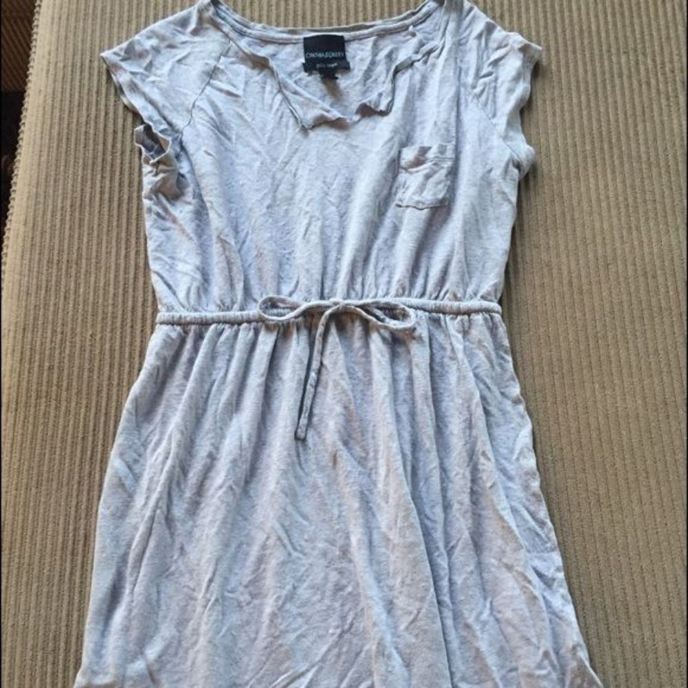 short grey tunic dress